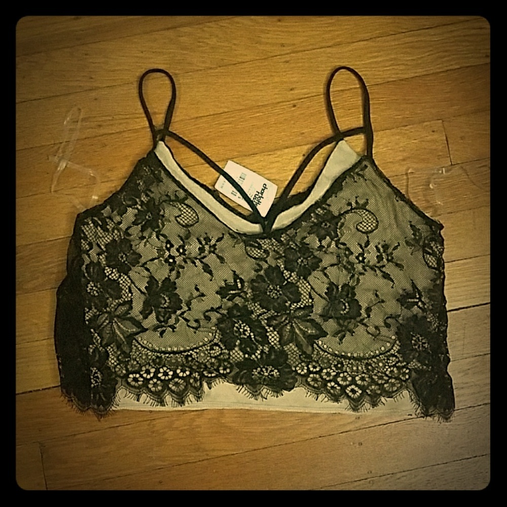 Lace crop top